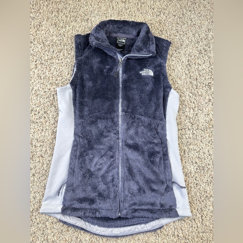 WOMENS NORTH FACE SHERPA VEST, Size S, Gray